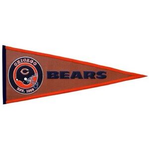 Chicago Bears NFL Pigskin Pennant Banner Winning Streak‎ 32 x 13